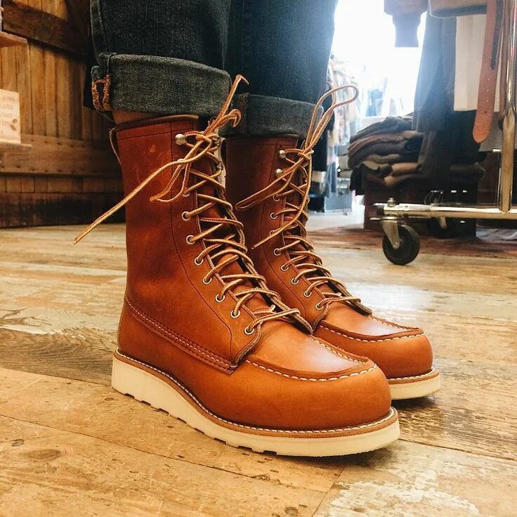 Toe boot. Moc toe ботинки. red wing 877 moc toe. red wings ботинки. red wing classic moc toe 877.