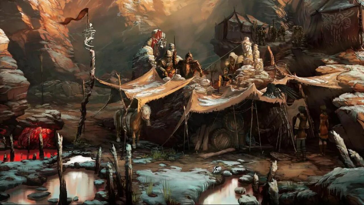 Жилище гоблинов. Лагерь орков лоуполи. Лагерь орков. Лагерь орков. Душник йал скайрим.