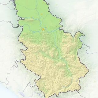Сербия карта на русском границы