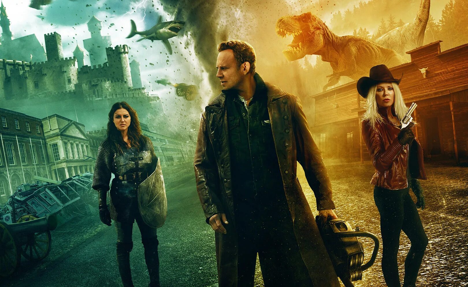 Акулий торнадо. The last Sharknado: it's about time фото.