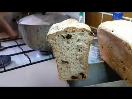 Простой хлеб на закваске в духовке
