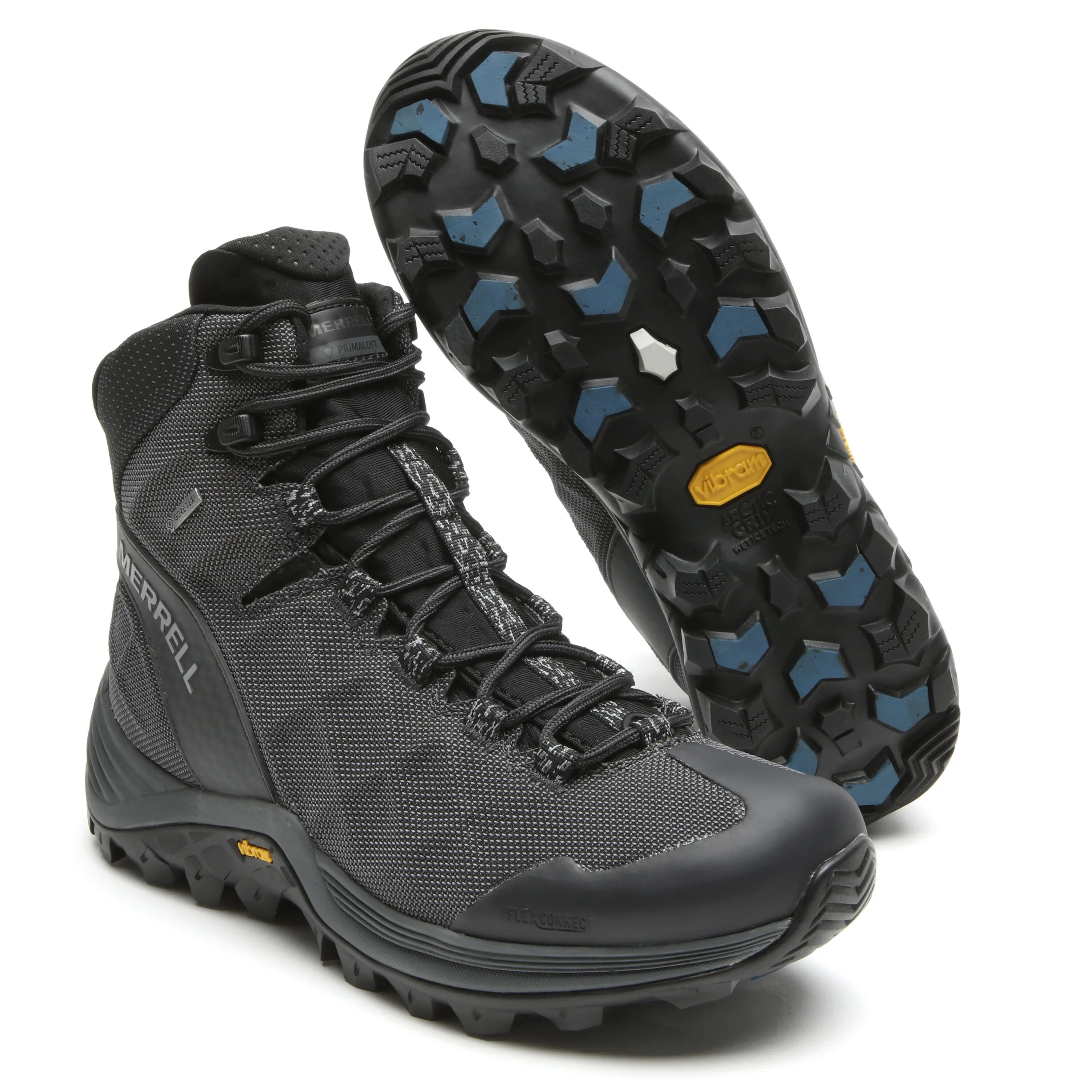 Вибрам Merrell. Merrell Primaloft Vibram. Merrell Vibram Arctic Grip. Merrell Vibram Thermo. Лучшая зимняя подошва