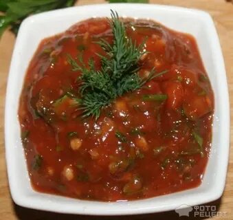 Соус из томатной пасты и зелени