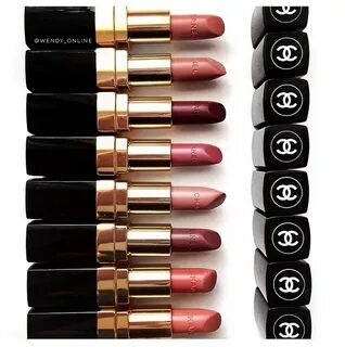 Оттенки помад chanel
