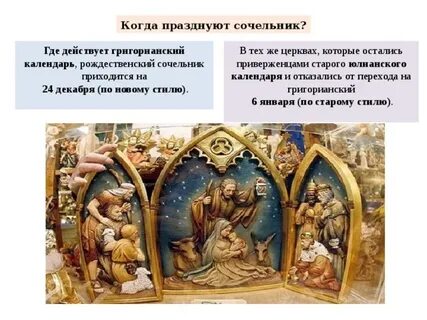 Григорианский календарь рождество