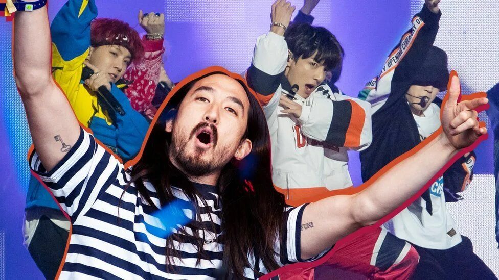 Steve aoki bts. Стив Аоки и BTS. Стив Аоки и БТС. BTS Steve Aoki. Стив Аоки и БТС фото.