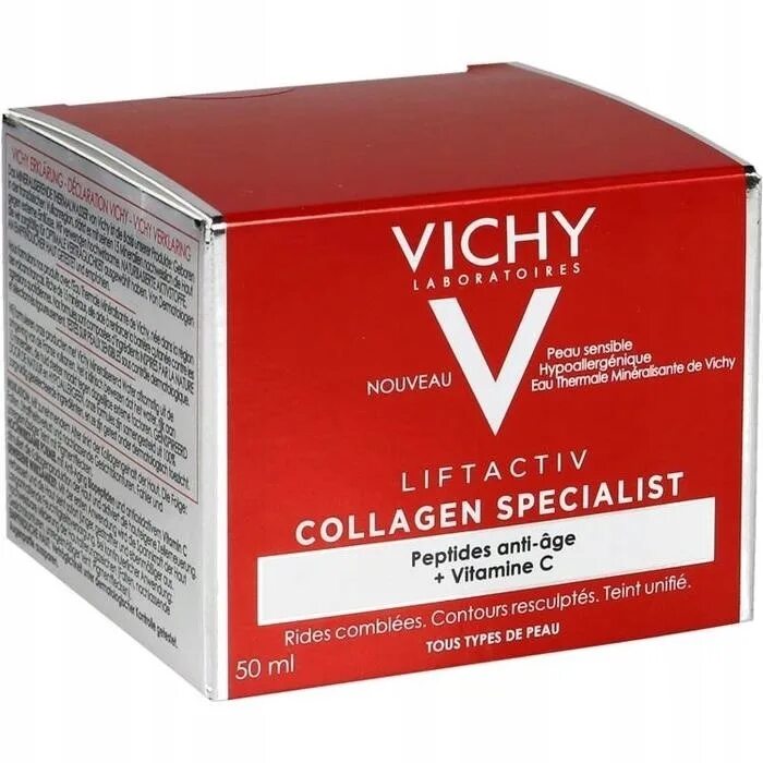 Купить крем лифтактив. Vichy Liftactiv Specialist. Виши коллаген специалист. Vichy Liftactiv Collagen Specialist. Vichy Лифтактив коллаген ночной крем.