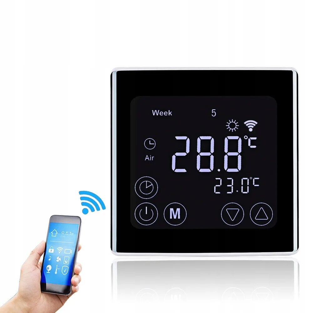 Термостат с wifi. Терморегулятор grandeks 07h wi-fi. терморегулятор grandeks 07h wi-fi с датчиком. терморегулятор grandeks 07h черный. терморегулятор для т/пола grandeks 07h c wifi.