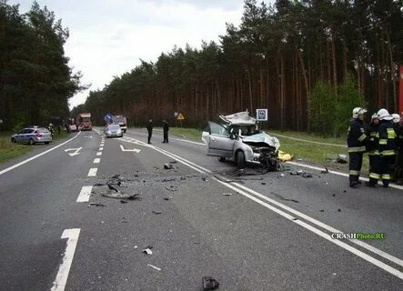 Выезд на встречную полосу при дтп