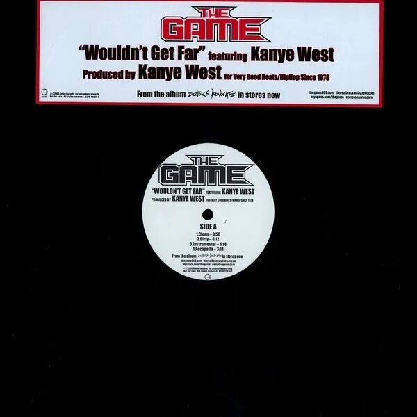 Винил West. The game - wouldn't get far. The game ft. Kanye West. Vinyl records Kanye West. Get this far