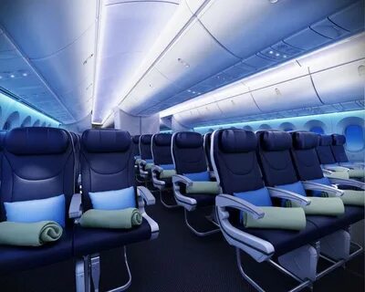 Боинг 787 дримлайнер салон