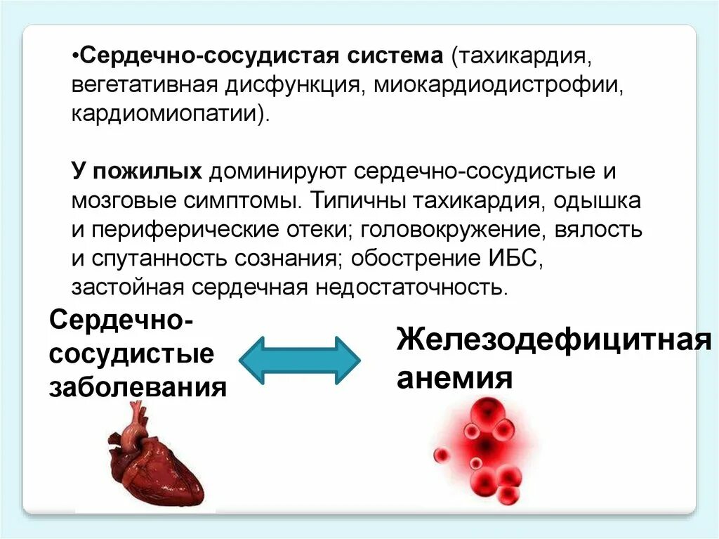 Дисфункция крови. Сердечно-сосудистые заболевания и анемия. Железодефицитная анемия сердечно сосудистая система. При сочетании сердечной недостаточности и анемии:. Сердечно сосудистая система при анемии.