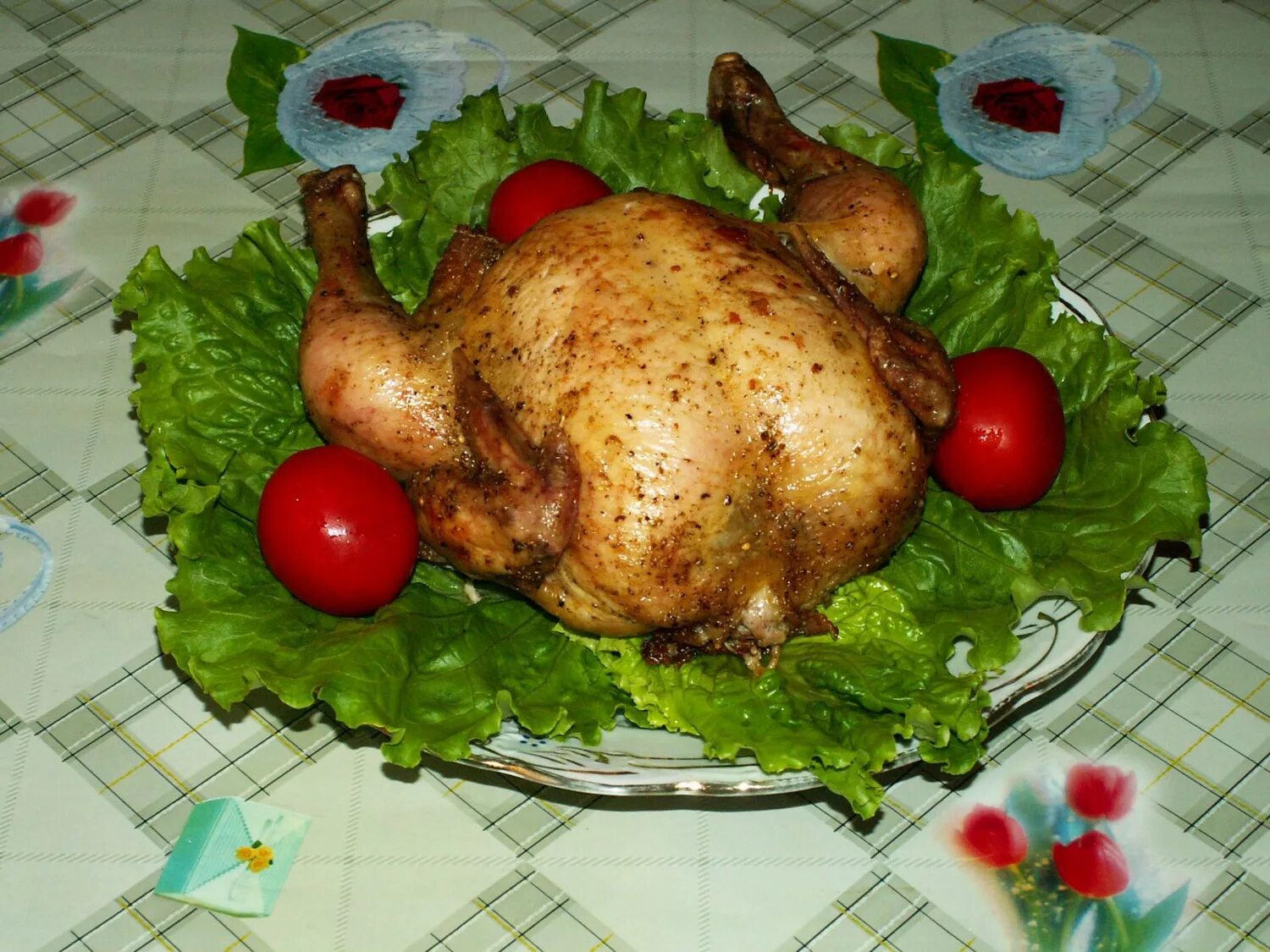 Курица в духовке. Курица гриль. Курица на праздничный стол. Украсить курицу.