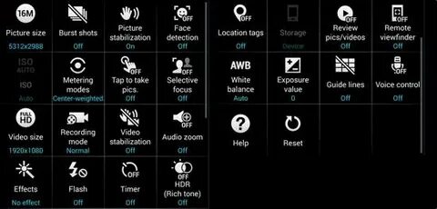 Настройки samsung galaxy s