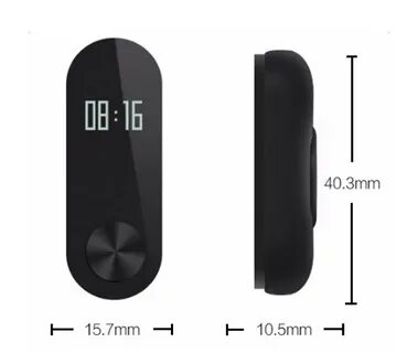 Xiaomi mi band размеры