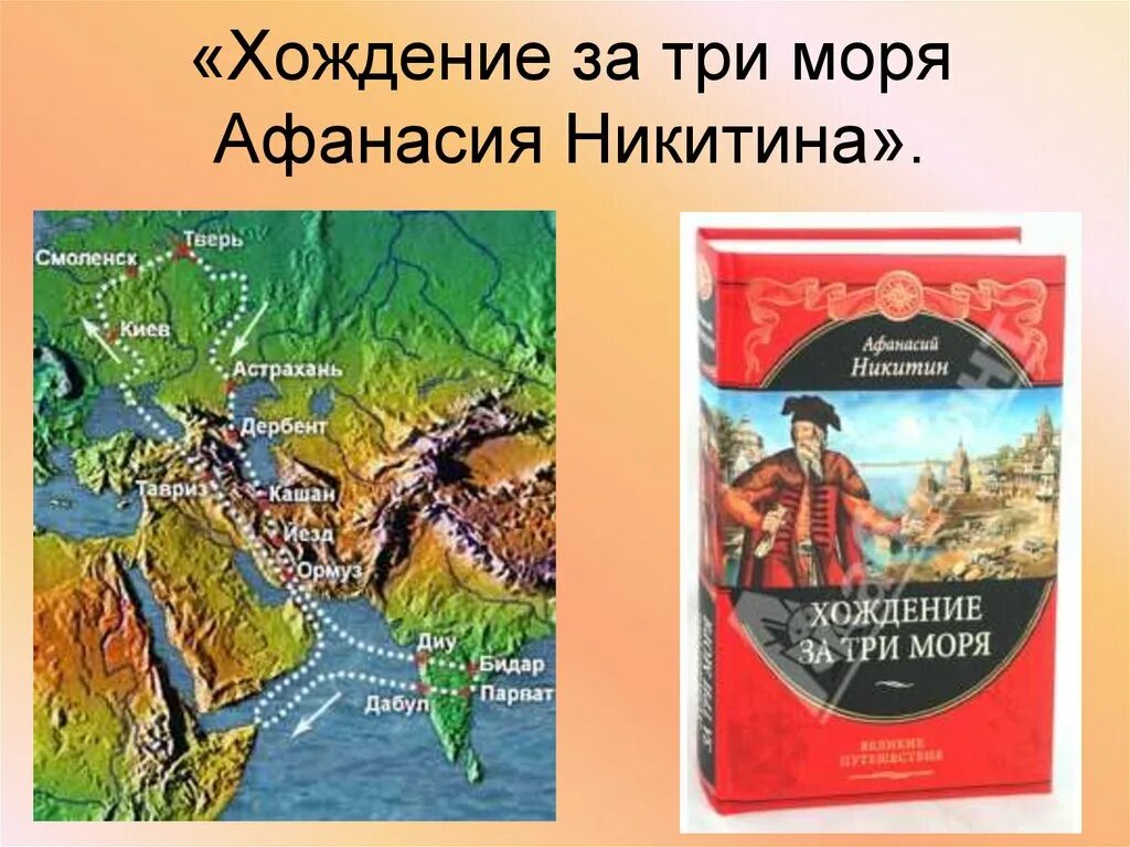 Книга никитина хождение за три моря