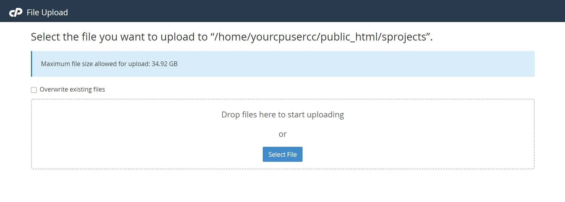 File upload error