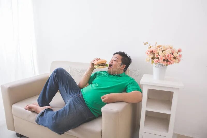 A lazy person is