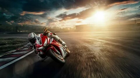 Moto race bike