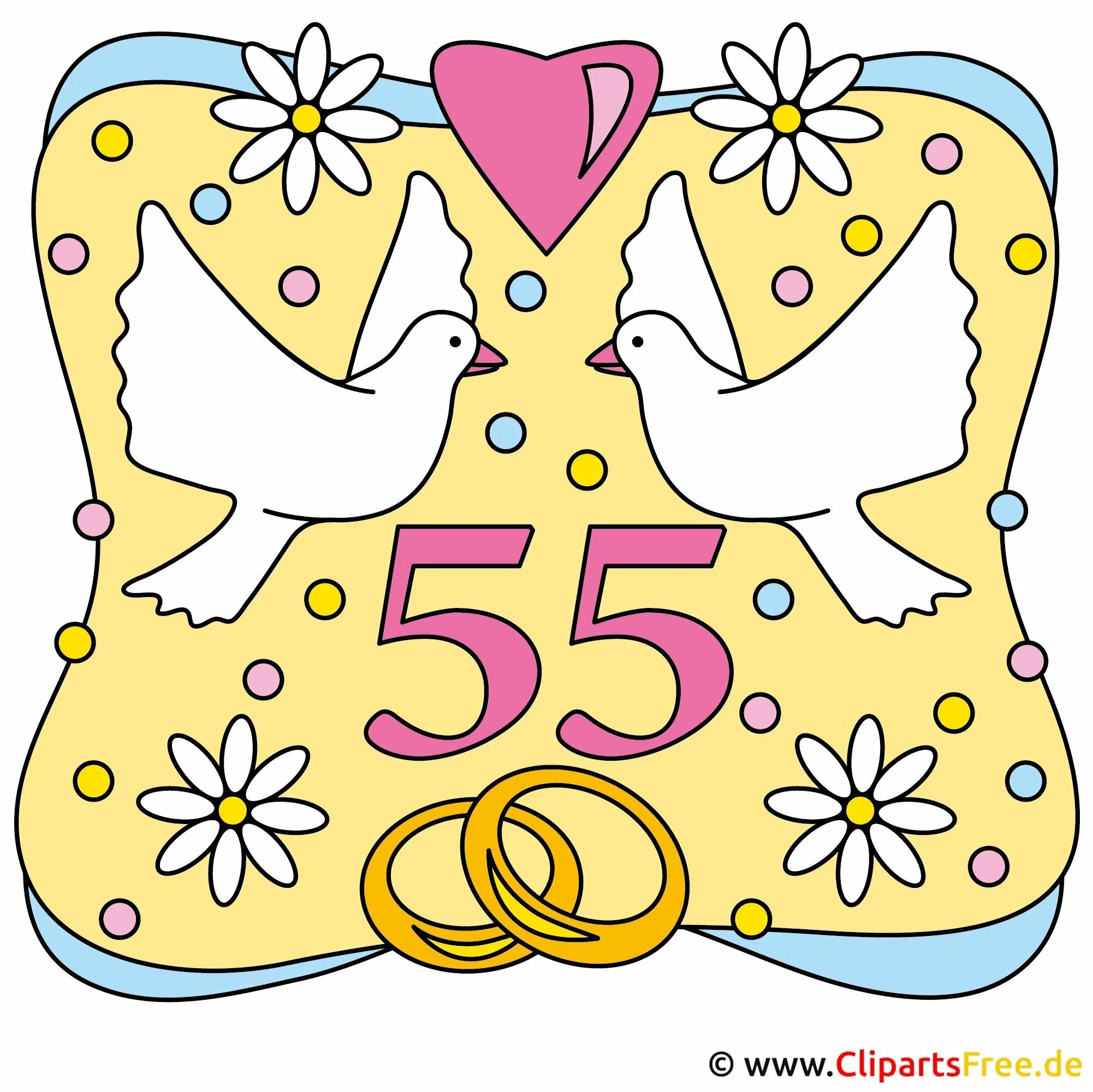 Картинка 55 лет свадьбы. Рисунок на годовщину свадьбы. юбилей свадьбы 55 лет. открытки с годовщиной свадьбы 55 лет. лёгкие рисунки на годовщину свадьбы.
