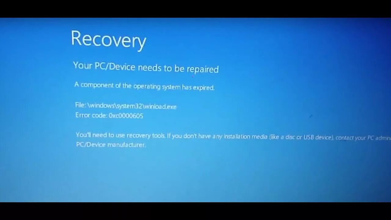 Your device needs