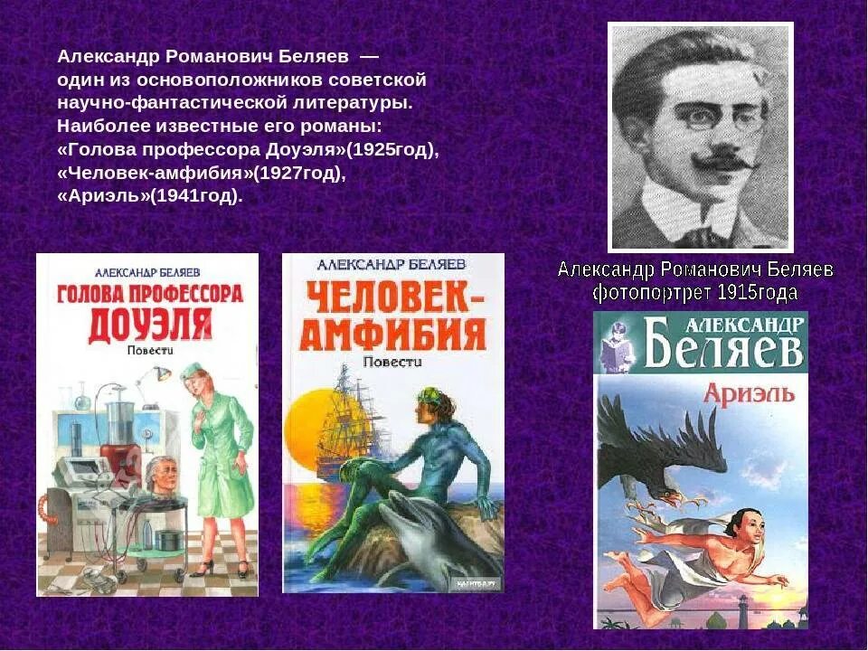 Произведения отечественных писателей фантастов 6 класс