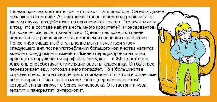 Почему сильный понос. Понос после алкоголя. После пиво жидкий стул. Понос после пива. После пива рвота и понос.