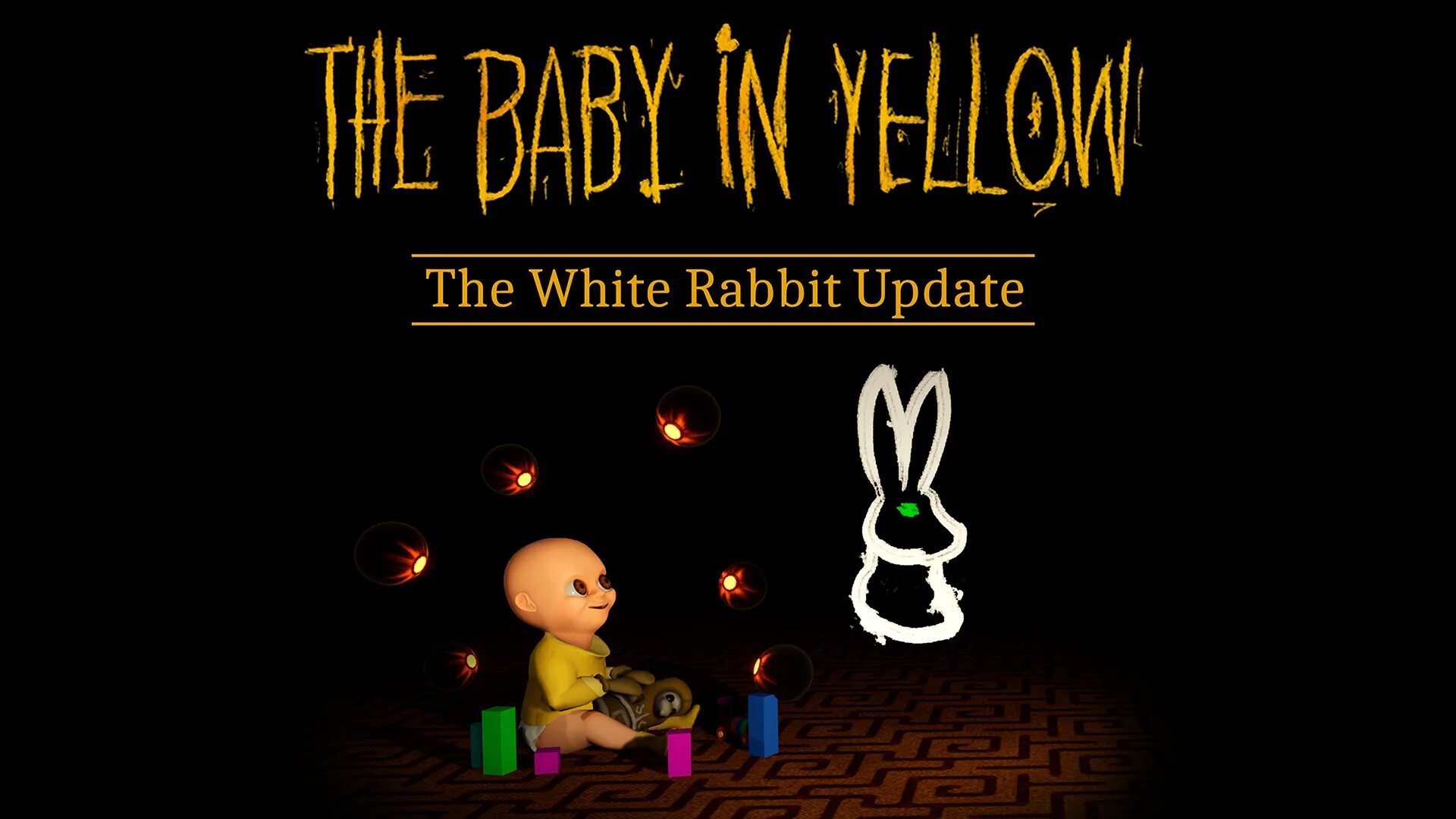 The Baby in Yellow игра. The Baby Ln Yellow the White Rabbit update. Baby in Yellow 1.