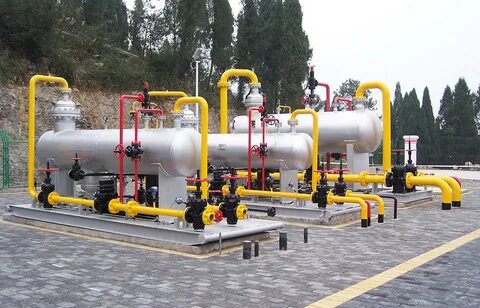 Газ в горизонтальном