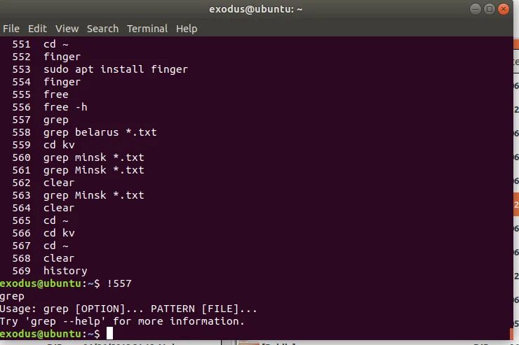Bash выполнить команду