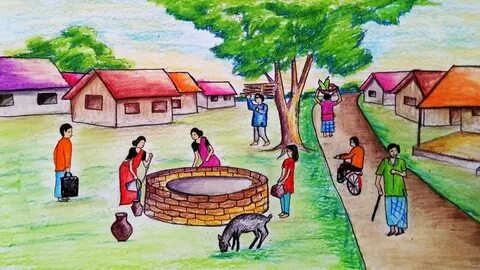 Who lives in the village