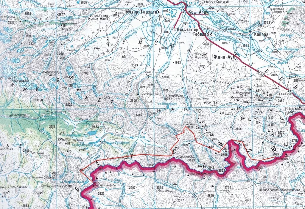 Оренбургская область высота над уровнем моря. Карта Кош-Агачского района. Кош-Агач Республика Алтай на карте. Сайлюгемский национальный парк на карте. Кош Агач на карте горного Алтая.