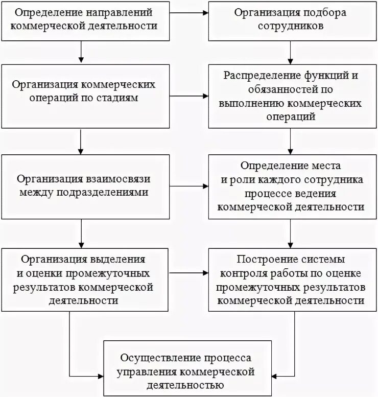 Функции управление коммерческой деятельностью. Схема организация коммерческой деятельности. Этапы коммерческой деятельности схема. Схема работы коммерческой организации. Организация совершенствования коммерческой деятельности