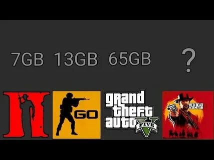 Сколько гигабайт весит гта 5