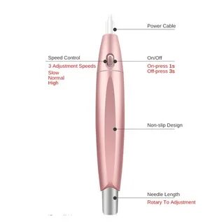Купить Pro Embroidery Eyebrow lip Tattoo Machine Pen rotary For MTS Semi-permane