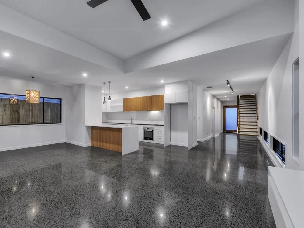 Concrete flooring