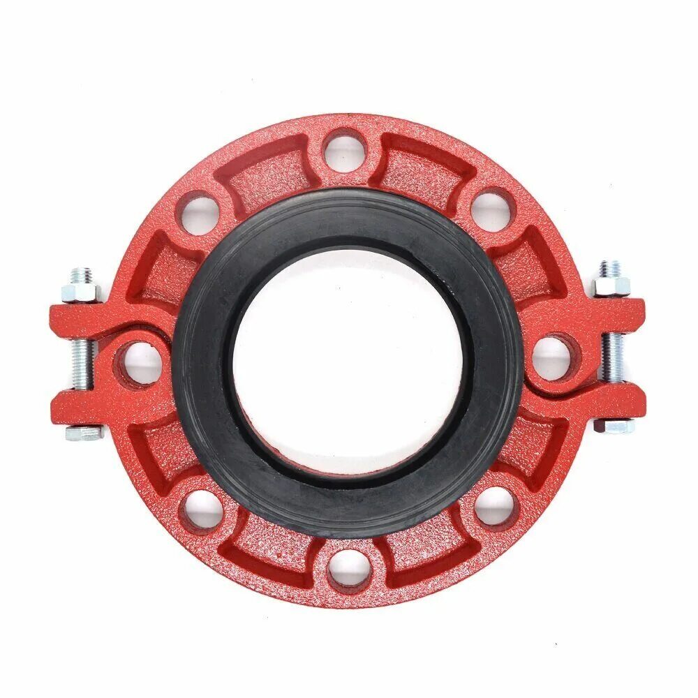 Фланец разъемный. Адаптер фланцевый грувлок 200мм. Фланец разъемный. Грувлок адаптер ду 125*100. 6 мпа.