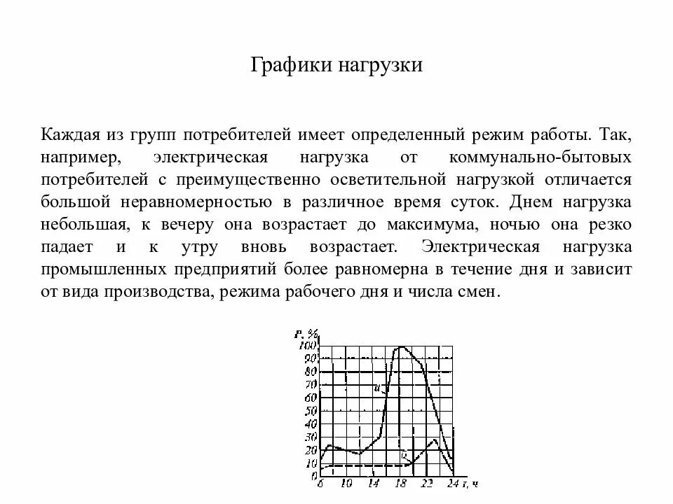 Типы графиков нагрузки. График нагрузок потребителей электроэнергии. классификация графиков электрических нагрузок. построение графиков электрических нагрузок. графики нагрузок электроустановок.