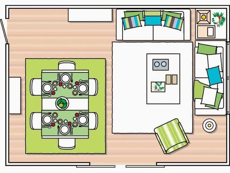 Расставить ю. Небольшая уютная гостиная. Описание графа. Схема расстановки столов. Графы в виде картинок.