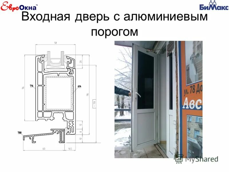 порог двери высота