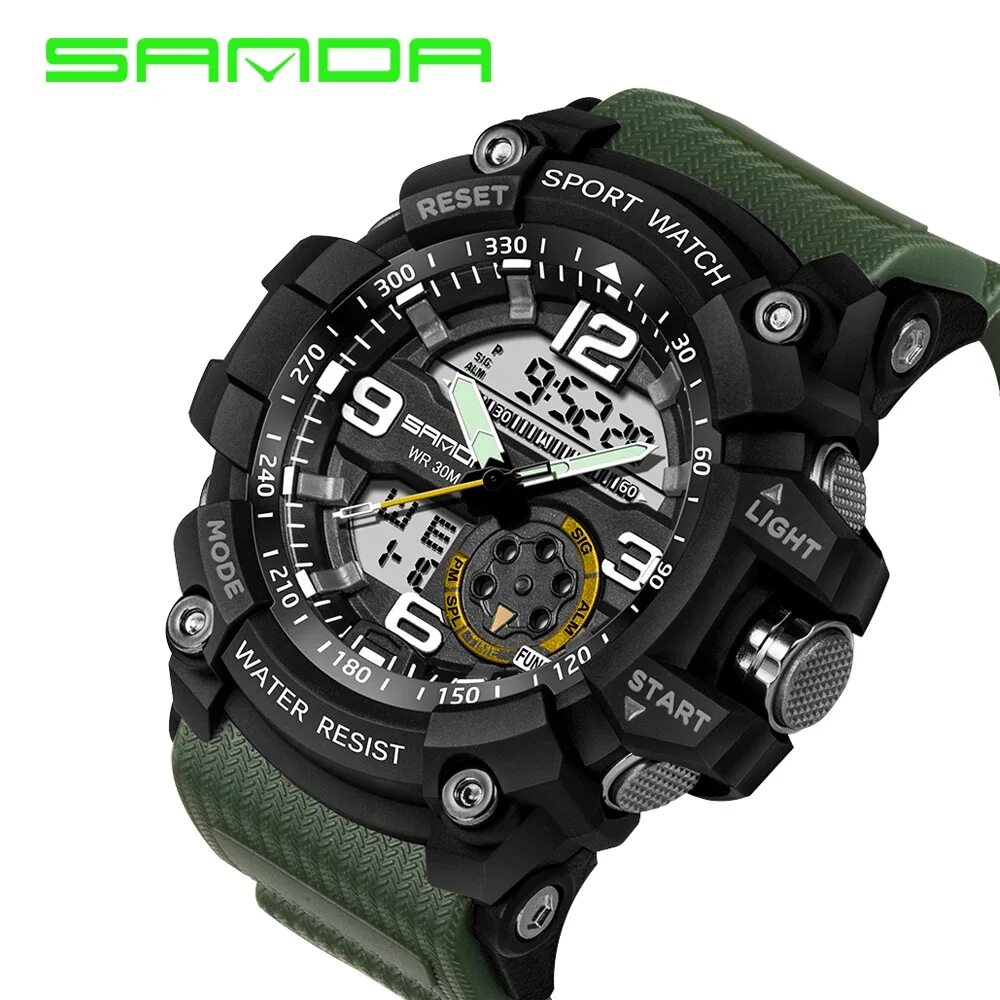 Наручные часы Sanda 759 Black. Часы Sanda Sport watch. Часы Sport watch Sanda водонепроницаемые. Наручные часы Sanda 326 Army Green. Watch часы водонепроницаемые