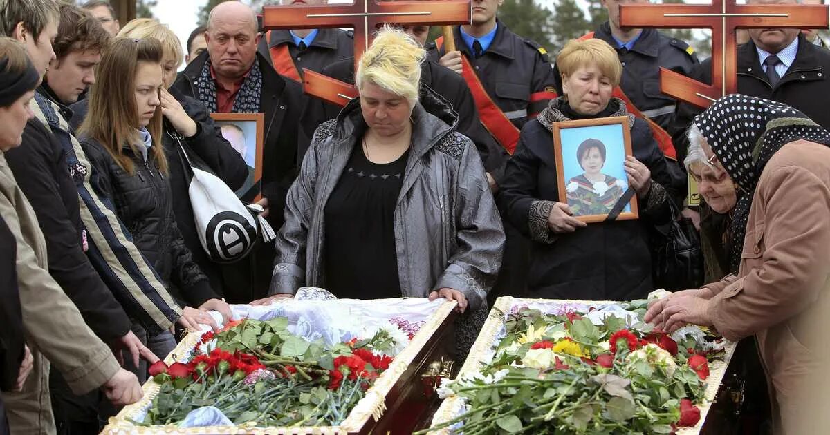 Похороны детей в орше видео