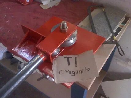 Чертеж трубогиба круглой трубы