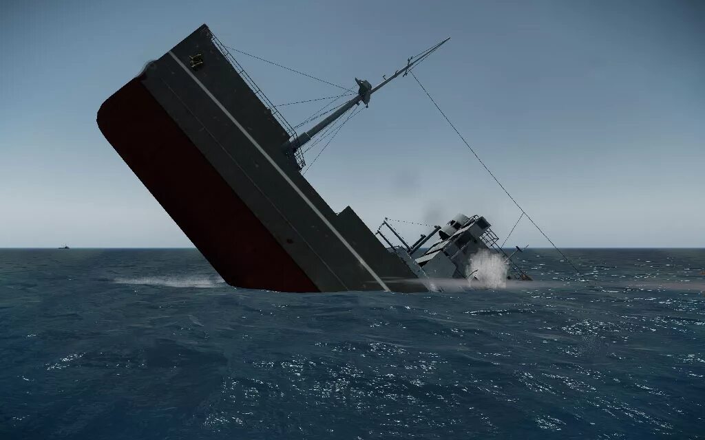 Sinking back