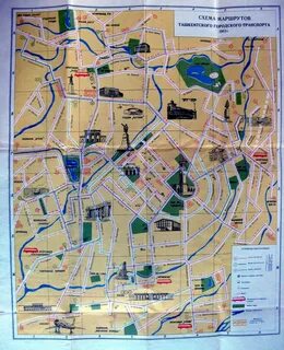 Карта дорог ташкент