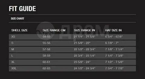 Size range