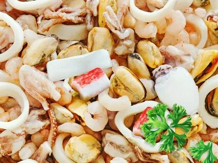 Замороженный коктейль из морепродуктов