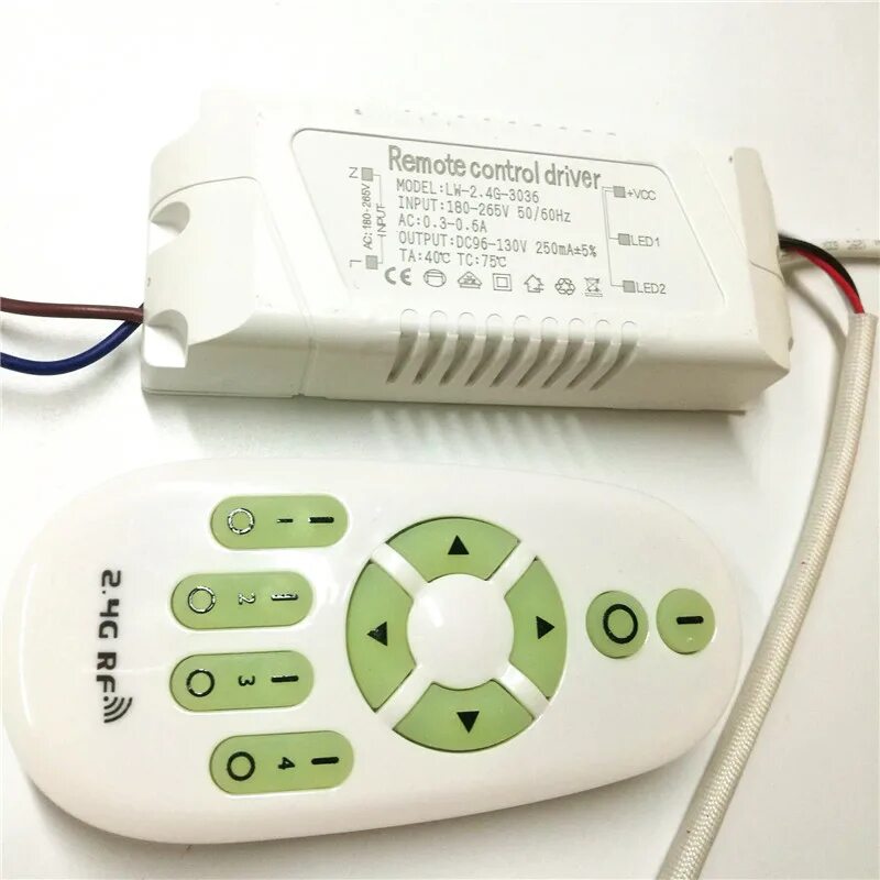 Infrared successive remote control led. 2.4g intelligent led driver( 40- 60w) x2. remote control 60w. intelligent led driver 2.4g с пультом. remote control driver lw-2.4g-90108.