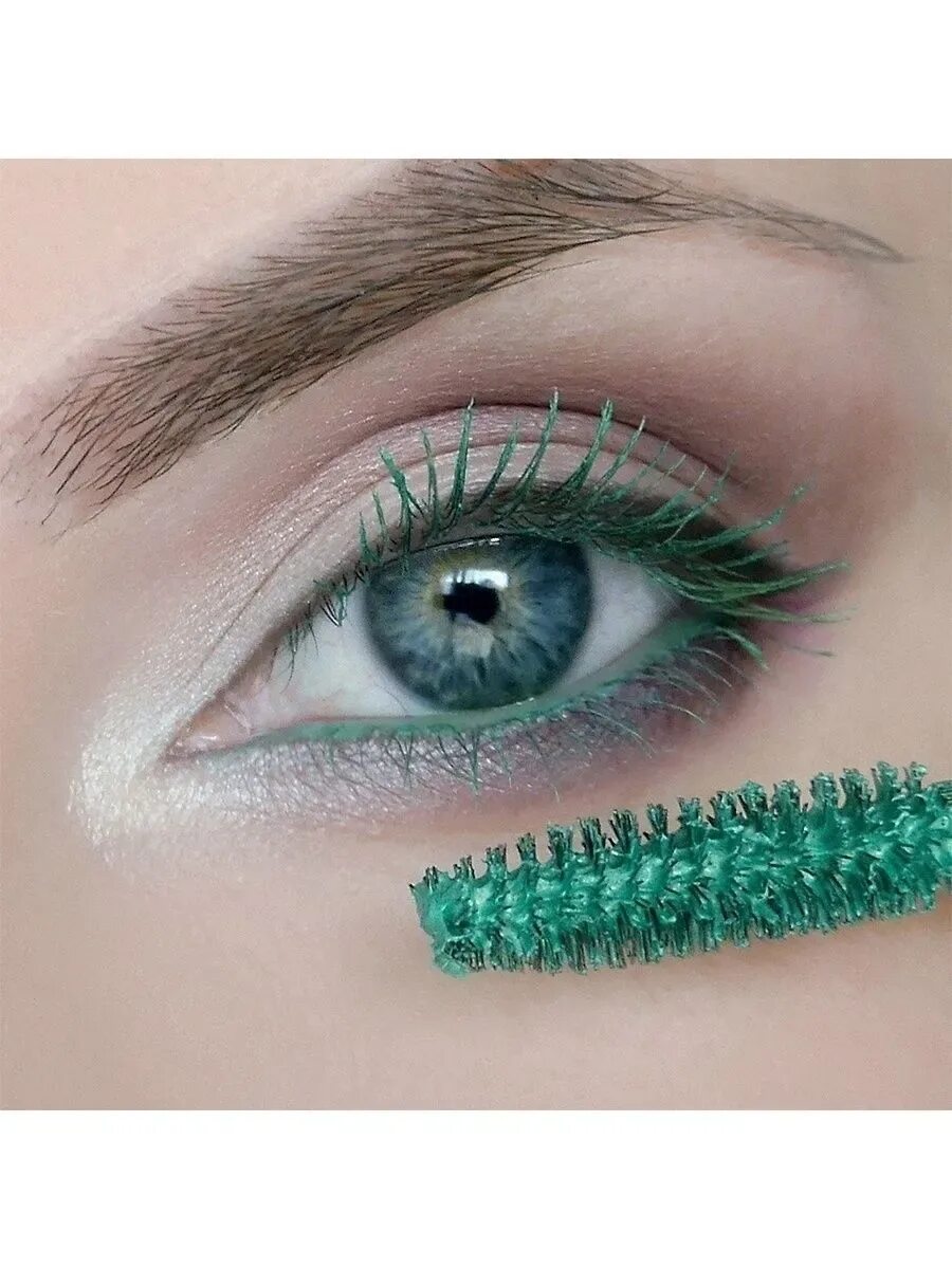 Green mascara Green mascara, Blue mascara, Colored mascara