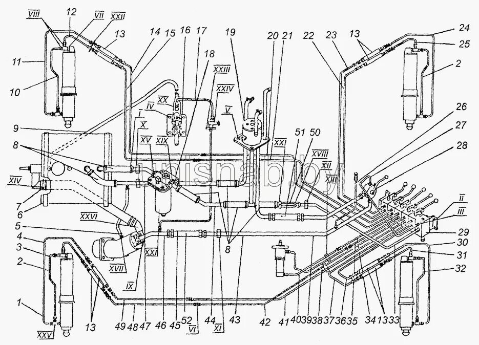Гидрораспределитель кс 3574. Схема гидравлики крана кс-3577. Кс-3577-3. Схема гидравлическая принципиальная крана кс-3577-3к. Гидравлическая схема автокрана ивановец 25 тонн.